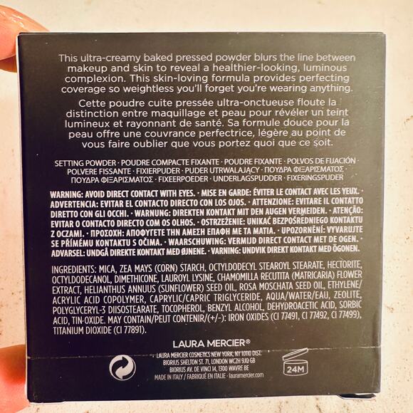 Laura Mercier NEW Real Flawless Luminous Perfecting Pressed Powder – Translucent - Picture 5 of 6